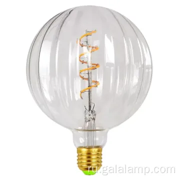 Декоративная лампа с большой формой круга янтаря